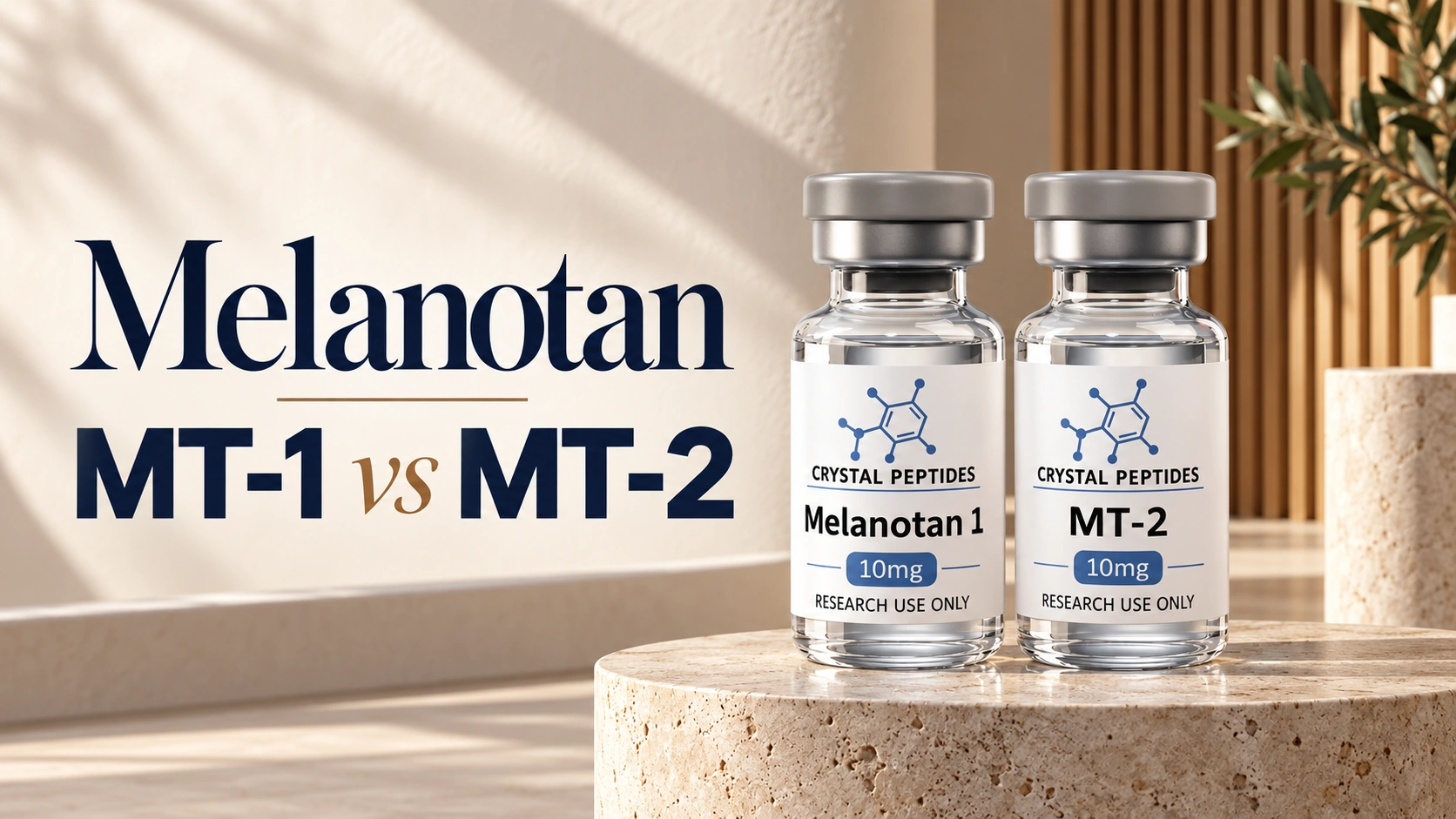 Melanotan MT-1 mot MT-2: struktur, evidens och regulatorisk status