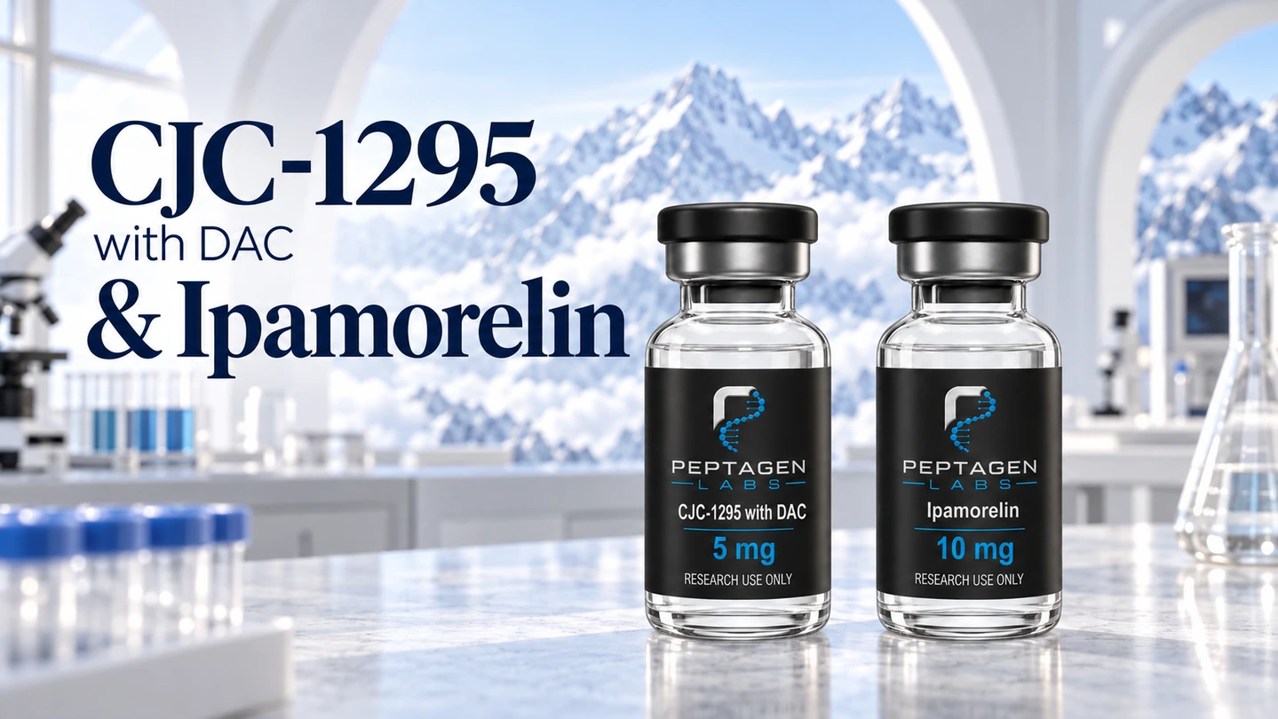 CJC-1295 och Ipamorelin: forskning om tillväxthormonsekretagoger