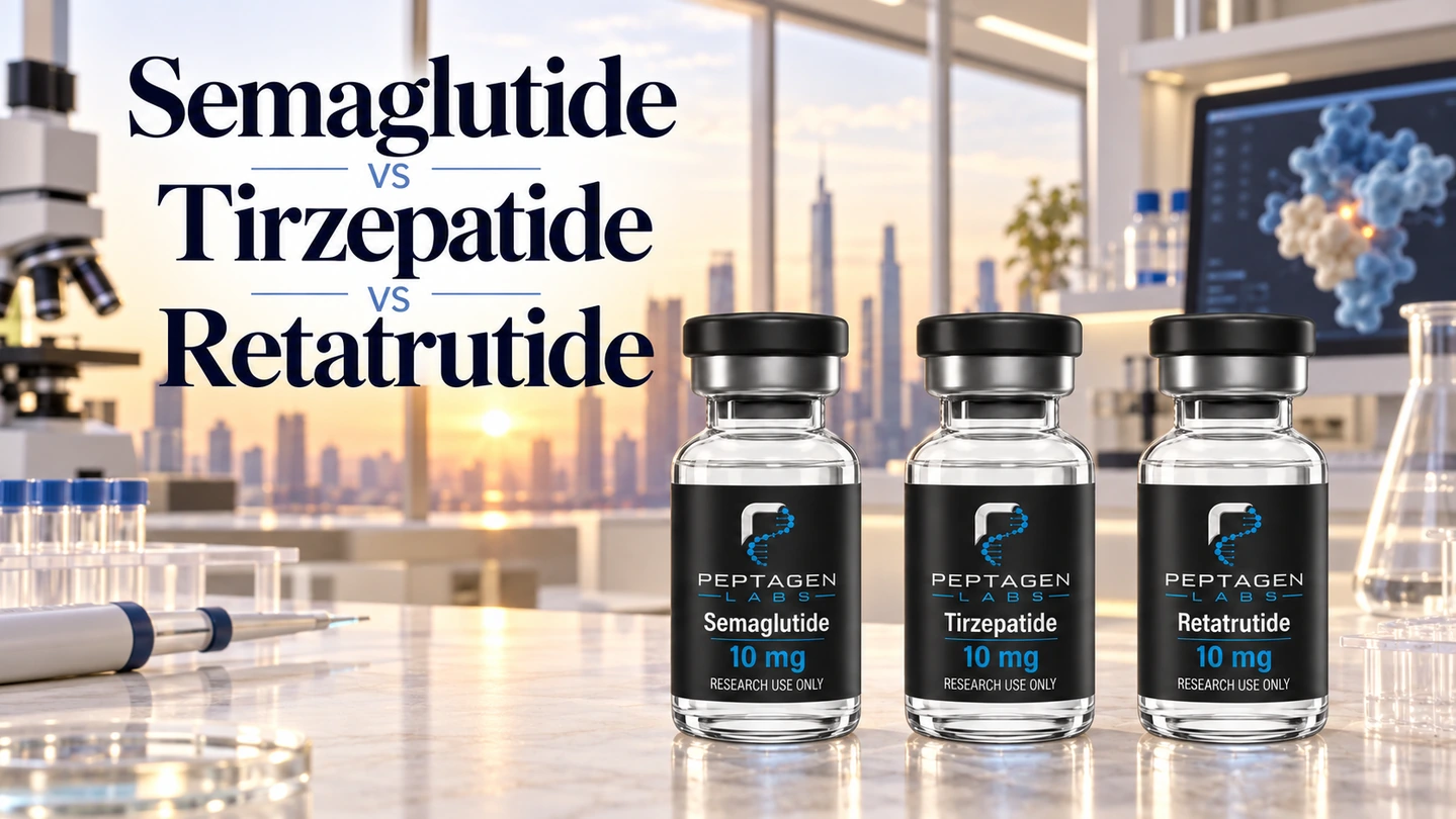 Semaglutid, Tirzepatide och Retatrutide: enkel-, dubbel- och trippelreceptoragonism