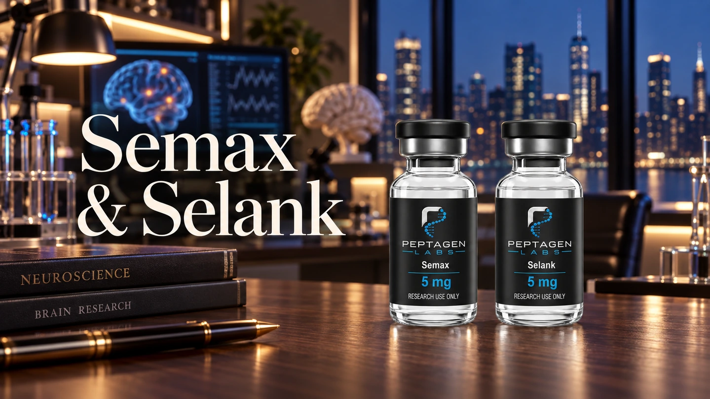 Semax och Selank: forskning om kognitiva peptider